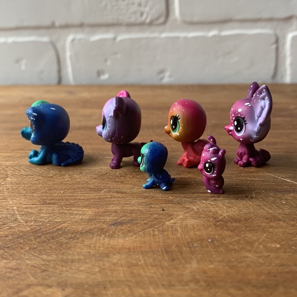 Littlest Pet Shop LPS small galaxy cosmo animals LOT (6 pcs.) - Picture 4 of 6